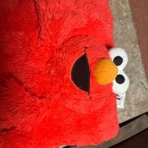 Red Elmo Plush Pillow